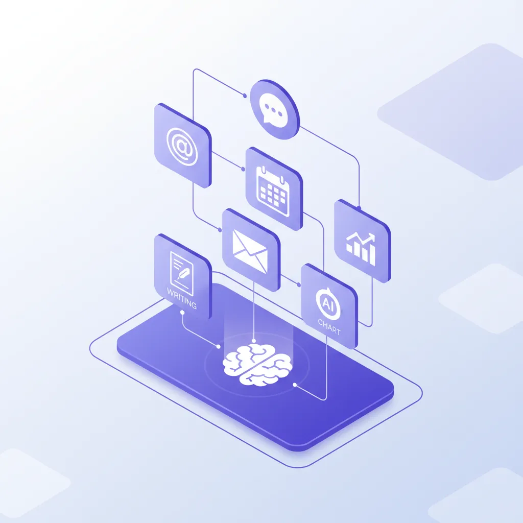 Multiple AI tools stacked together showing combined savings