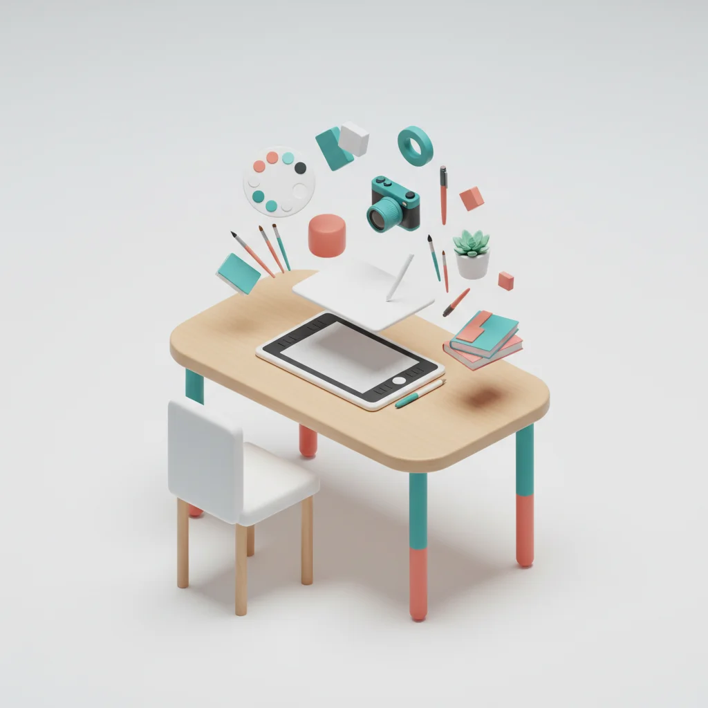 Creative Freelancer AI automation illustration