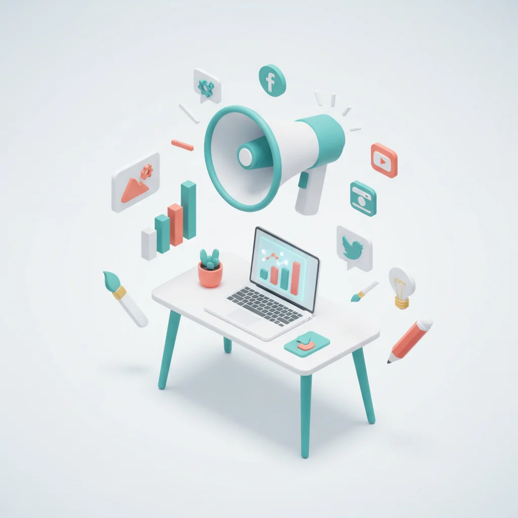 Agence Marketing AI automation illustration